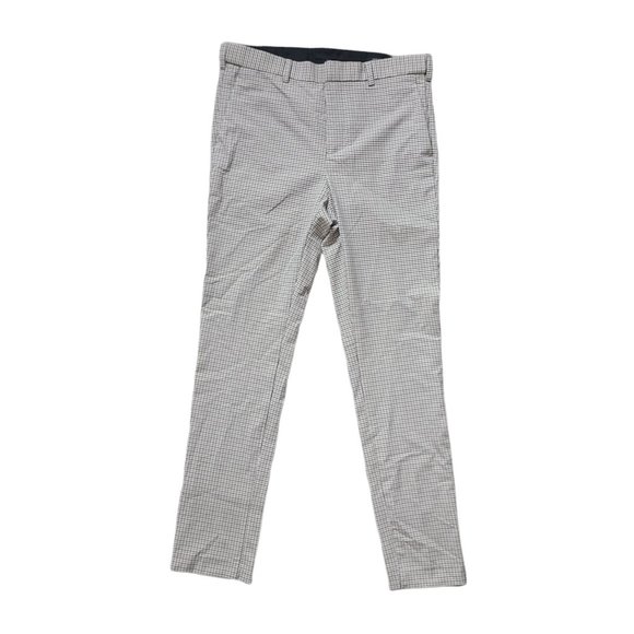 Plaid Skinny Fit Coupe Moulante Pants 